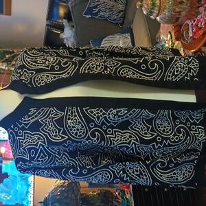 Black and White Paisley Jacket By Victor Costa. Size S